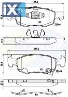 ΣΕΤ ΔΙΣΚΟΦΡΕΝΑ ΕΜΠΡ. OPEL  CBP32301 1605280 95517028 1605280 95517028 95524972