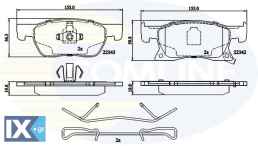 ΣΕΤ ΔΙΣΚΟΦΡΕΝΑ ΕΜΠΡ.OPEL  CBP32306 13478300 13478300 39103797 95526566