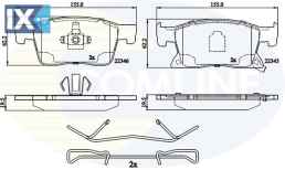 ΣΕΤ ΔΙΣΚΟΦΡΕΝΑ ΕΜΠΡ.OPEL  CBP32309 13478301 13478301