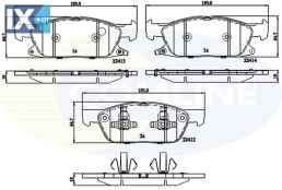 ΣΕΤ ΔΙΣΚΟΦΡΕΝΑ FORD  CBP32310 5301453 5311041 5311711 5320461 5320463 F2GC2001AA F2GC2001AB F2GC2001AC F2GC2001CA F2GC2001CB F2GZ2001A F2GZ2001C 1884555 2241923 5320461 5320463 E1GC2K021AC F2GC2001CB