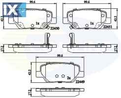 ΣΕΤ ΔΙΣΚΟΦΡΕΝΑ ΟΠΙΣΘ, FIAT  CBP32323 77367717