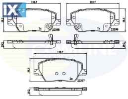 ΣΕΤ ΔΙΣΚΟΦΡΕΝΑ ΕΜΠΡ.FIAT  CBP32324 77367628 77367910 77368368