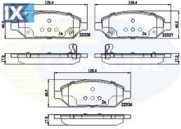 ΣΕΤ ΔΙΣΚΟΦΡΕΝΑ ΕΜΠΡ.OPEL  CBP32326 42349235 42439338 42349235 42439338