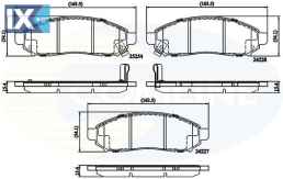 ΣΕΤ ΔΙΣΚΟΦΡΕΝΑ  CBP32336 41060ZP00A D10601VA8E D1060EB70A D1060JR70A D1060ZP00A D1M60CY70B
