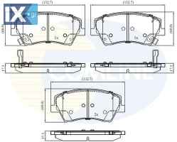 ΣΕΤ ΔΙΣΚΟΦΡΕΝΑ ΕΜΠΡ. HYUNDAI - KIA  CBP32343 58101F2A00 58101F3A00 58101G2A10 58101G2A10