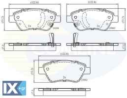 ΣΕΤ ΔΙΣΚΟΦΡΕΝΑ ΕΜΠΡ. OPEL  CBP32376 95521571 95521571