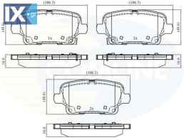 ΣΕΤ ΔΙΣΚΟΦΡΕΝΑ ΟΠΙΣΘ. OPEL  CBP32384 13517694 13517694