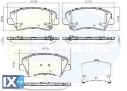 ΣΕΤ ΔΙΣΚΟΦΡΕΝΑ ΕΜΠΡ. HYUNDAI  CBP32408 58101G4A05