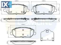 ΣΕΤ ΔΙΣΚΟΦΡΕΝΑ ΕΜΠΡ.  HYUNDAI  CBP32409 58101G4A00 58101G4A10