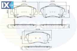 ΣΕΤ ΔΙΣΚΟΦΡΕΝΑ ΕΜΠΡ.  HYUNDAI - KIA  CBP32419 58101H8A58