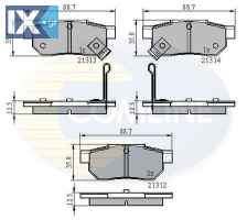 ΣΕΤ ΔΙΣΚΟΦΡΕΝΑ ΟΠΙΣΘ. HONDA  CBP3242 90297552 GBP90347AF 06022SP8000 43022S04010 43022SAAE50 43022SD2307 43022SD2505 43022SD2930 43022SE0000 43022SE0506 43022SE0525 43022SE0526 43022SE0930 43022SE0931