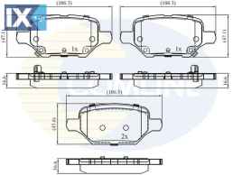ΣΕΤ ΔΙΣΚΟΦΡΕΝΑ ΟΠΙΣΘ. OPEL  CBP32436 42539412 42539412