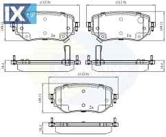 ΣΕΤ ΔΙΣΚΟΦΡΕΝΑ  ΟΠΙΣΘ. MERCEDES  CBP32458 4704230600 A4704230600