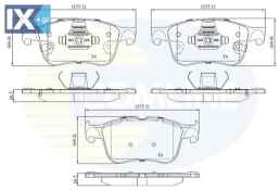 ΣΕΤ ΔΙΣΚΟΦΡΕΝΑ ΕΜΠΡ. FORD  CBP32462 2209149 2210416 2382272 2451601 2454601 KTJX612K021AEA KTJX612K021AEB