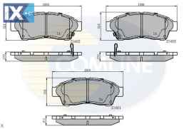ΣΕΤ ΔΙΣΚΟΦΡΕΝΑ ΕΜΠΡ. TOYOTA  CBP3260 0446505010 0446512500 0446512540 0446512550 0446512593 0446520110 0446520120 0446520130 0446520490 0446522300 0446530240 0446532200 0446533020 0446533021 044653304
