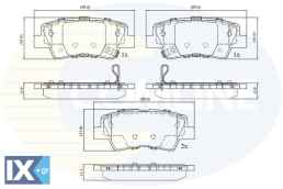 ΣΕΤ ΔΙΣΚΟΦΡΕΝΑ ΟΠΙΣΘ. HYUNDAI - KIA  CBP32694 583022EA31 583023FA01 583023FA11 583023KA31 583023KA35 58302D3A00