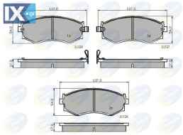 ΣΕΤ ΔΙΣΚΟΦΡΕΝΑ ΕΜΠΡ. NISSAN-HYUNDAI  CBP3286 4106032R90 4106032R91 4106032R93 4106032R94 4106044F92 4106065E91 4106078J90 4106080N90 41060G8190 41060G8191 D106MG8190 5810133A00 5810134A00