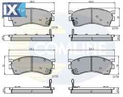ΣΕΤ ΔΙΣΚΟΦΡΕΝΑ ΕΜΠΡ. MAZDA  CBP3326 CBY03323Z G5Y63323ZA G5Y63323ZD G5Y63328ZA GAYR3328ZA9C GAYR3328ZE GAYR3329ZA GCYD3323ZE GEYA3323Z GEYV3328Z GHYD3328Z BLYM333Z CBY13323ZA CBY13323ZC CBY13323ZD CBY