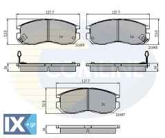 ΣΕΤ ΔΙΣΚΟΦΡΕΝΑ ΕΜΠΡ. MITSUBISHI  CBP3363 MB699174 MB699266 MB699702 MB858375 MB858583 MB895072 MN102607 MR129592 MR334657 MR389532 MR389533 MR389537 MR389538 MR389541 MZ690331 X3511002 58101M2A01