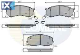 ΣΕΤ ΔΙΣΚΟΦΡΕΝΑ ΕΜΠΡ. TOYOTA  CBP3441 0446528040 0446528171 0449128082 0449128083 0449128150 0449128220 0449128221 0449128340 0449128350 0449128351