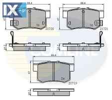 ΣΕΤ ΔΙΣΚΟΦΡΕΝΑ ΟΠΙΣΘ. HONDA  CBP3445 SFP000080 06430S0AJ00 06430S2A000 06430S2AE50 06430S5AE50 06430S5AJ00 06430S6D000 06430SEDE60 43022S2A000 43022S2AE50 43022S3N000 43022S3NE50 43022S5AE50 43022S5AJ