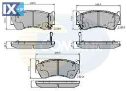 ΣΕΤ ΔΙΣΚΟΦΡΕΝΑ ΕΜΠΡ. NISSAN  CBP3449 410601N060 410601N090 410601N890 D10601N090