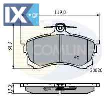 ΣΕΤ ΔΙΣΚΟΦΡΕΝΑ ΕΜΠΡ. MITSUBISHI  CBP3452 DBP511116 MR249240 MR290240 MR389519 MR407944 MZ690333 X3511004
