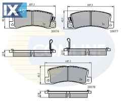 ΣΕΤ ΔΙΣΚΟΦΡΕΝΑ ΟΠΙΣΘ. ΤΟΥΟΤΑ  CBP3458 0446612110 0446620020 0446620070 0446632010 0446633010 04466YZZC5 0449220010 0449220011 0449220012 0449220020 0449220021 0449220030 0449220050 0449220051 04492200