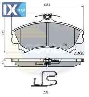 ΣΕΤ ΔΙΣΚΟΦΡΕΝΑ ΕΜΠΡ. MITSUBISHI  CBP3462 04465BZ140 PW890078 DBP511117 MR235557 MR249241 MR389520 MR407946 MZ690336 X3511007 4544200920 4544201920 30769197 3345670 33456708
