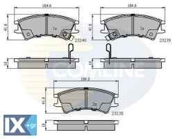 ΣΕΤ ΔΙΣΚΟΦΡΕΝΑ ΕΜΠΡ. HYUNDAI  CBP3488 5810102A00