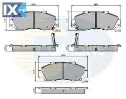 ΣΕΤ ΔΙΣΚΟΦΡΕΝΑ ΕΜΠΡ. HONDA  CBP3551 45022S10A00 45022S10A01 45022S10A02 45022S10E50 45022S10G00 45022S1AE20 45022S1AE70 45022S1AE71 45022S30A00 45022S30A01 45022S30A02 45022S30E50 45022SL0600 45022SL0