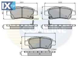 ΣΕΤ ΔΙΣΚΟΦΡΕΝΑ ΕΜΠΡ. TOYOTA  CBP3582 0446552030 0446552031 0446552040 0446552041 0446552050 0446552052 0446552070 0446552090 0446552130 0446552140 0446559010 0446559020 04465YZZCJ
