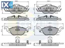ΣΕΤ ΔΙΣΚΟΦΡΕΝΑ ΕΜΠΡ. OPEL  CBP3584 1605000 1605034 1605070 1605959 90544025 9195607 93171035 93173379 1605000 1605034 1605070 1605091 1605121 1605959 90544025 9195144 9195607 93171035 93173379 9318451
