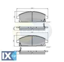ΣΕΤ ΔΙΣΚΟΦΡΕΝΑ ΕΜΠΡ. NISSAN  CBP3591 410601W385 410601W386 410601W387 410605W585 410608H785 41060H386 41060VH385 D10608H71A D10608H785 D1060CN91B