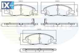 ΣΕΤ ΔΙΣΚΟΦΡΕΝΑ ΕΜΠΡ. NISSAN  CBP36044 41060EE30J