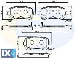 ΣΕΤ ΔΙΣΚΟΦΡΕΝΑ ΟΠΙΣΘ. CHRYSLER-DODGE  CBP36067 7B0698451 7B0698451A K68029887AB 68029887AA 68029887AB 68029887AA