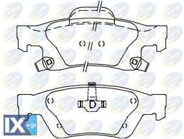 ΣΕΤ ΔΙΣΚΟΦΡΕΝΑ ΟΠΙΣΘ. DODGE-JEEP  CBP36076 68052386 68052386AA 68052386AB 68052386AA