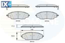 ΣΕΤ ΔΙΣΚΟΦΡΕΝΑ ΕΜΠΡ. CHEVROLET  CBP36083 95025848 95231012