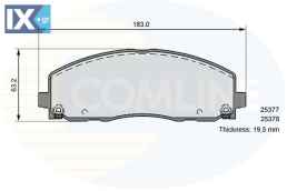 ΣΕΤ ΔΙΣΚΟΦΡΕΝΑ ΕΜΠΡ. CHRYSLER-DODGE  CBP36103 K68144163AF K68144163AB K68144163AC 68144163AA 68144163AB 68144163AC
