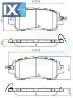 ΣΕΤ ΔΙΣΚΟΦΡΕΝΑ ΕΜΠΡ. MAZDA  CBP36115 DAY53328ZA DAY5338ZA DAY63328Z DAY63328ZA DBY13328ZA DBY1338Z