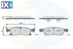 ΣΕΤ ΔΙΣΚΟΦΡΕΝΑ ΕΜΠΡ. MERCEDES-BENZ  CBP36133 0064203820 0064203920 0074208020 0074208120 A0064203820 A0064203920 A0074208020 A0074208120