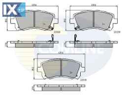 ΣΕΤ ΔΙΣΚΟΦΡΕΝΑ ΕΜΠΡ. SUBARU  CBP3722 26296AC040 26296AC041 26296AC050 26296AC060 26296AC070 26296AC200 26296AE020 26296AE080 26296AE081 26296AE100 26296AE140 26296AE210