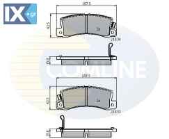 ΣΕΤ ΔΙΣΚΟΦΡΕΝΑ ΟΠΙΣΘ. TOYOTA  CBP3747 0446612110 0446620010 0446620020 0446620040 0446620060 0446620070 0446620080 0446620110 0446632010 0446633010 0446633040 0446633050 04466YZZC5 04466YZZC6 04492200