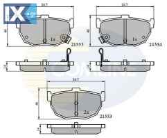 ΣΕΤ ΔΙΣΚΟΦΡΕΝΑ ΟΠΙΣΘ. HYUNDAI  CBP3805 4406061E92 4406061E94 4406065E90 4406065E91 4406086E90 4406086E91 4406090E90 DD06061E25 4406086E90 5830228A00 5830228A01 5830229A00 5830229A10 583022CA00 583022D
