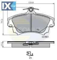 ΣΕΤ ΔΙΣΚΟΦΡΕΝΑ ΕΜΠΡ. MITSUBISHI-VOLVO  CBP3813 M850976 MR527656 MZ690339 X3511010 4544210010 30623259 306232596 30630555 30630612 30769199 307691990 307691998 30850976 308509760 308509769