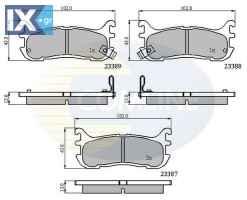 ΣΕΤ ΔΙΣΚΟΦΡΕΝΑ ΟΠΙΣΘ. MAZDA  CBP3822 BCYC263Z BCYC263ZA BCYC2643ZA N0Y8263Z N0Y8263ZA NAY5263Z NAY5263ZA NAY52643Z NAY52643ZA NAY52643ZB NAY52648Z NAY52648ZA NAY5268Z NAY5268ZA NCY1263Z NCY1263ZA9C NC