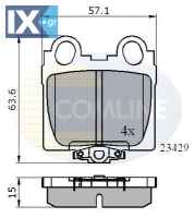 ΣΕΤ ΔΙΣΚΟΦΡΕΝΑ ΟΠΙΣΘ. LEXUS-TOYOTA  CBP3836 0446630151 0446630160 0446630170 0446651010 0446651011 0446651020 0446630120 0446630121 0446630122 0446630161 0446630190