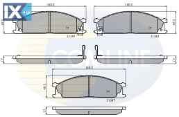 ΣΕΤ ΔΙΣΚΟΦΡΕΝΑ ΕΜΠΡ.NISSAN - FORD  CBP3863 4100010G08 4106008N90 4106008N91 4106008N92 4106009G90 410600H590 4106023C90 4106023C91 4106023C92 4106023C93 4106023C94 4106025N25 410602S790 410602S791 410