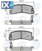 ΣΕΤ ΔΙΣΚΟΦΡΕΝΑ ΟΠΙΣΘ. TOYOTA  CBP3864 0446532010 0446612010 0446612020 0446612031 0446612040 0446612070 0446612120 0446622030 0446622090 0449212040 0449212041 0449212042 0449212050 0449212051 04492120