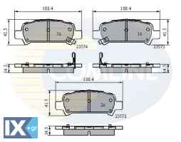 ΣΕΤ ΔΙΣΚΟΦΡΕΝΑ ΟΠΙΣΘ. SUBARU  CBP3882 26696AG020 26696FA010 26696FC000 26696FC001 26696FC002 26696FC020 32006220